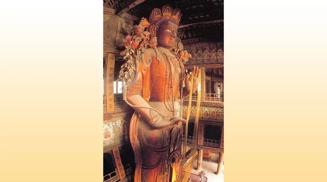 北京雍和宮三絕之冠“彌勒大佛”