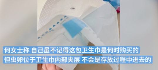 查出虫卵！两大卫生巾品牌接连“爆雷” 使用后对私处危害有多大