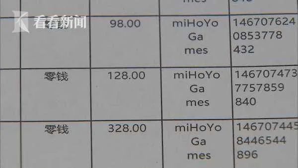 教育315丨未成年人偷拿爺爺身份證注冊游戲，家長投訴米哈游充值容易退費難