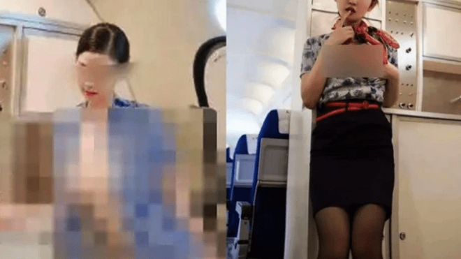 南航“內(nèi)衣門”更多照片視頻流出：尺度令人咋舌，空姐出來回應(yīng)了
