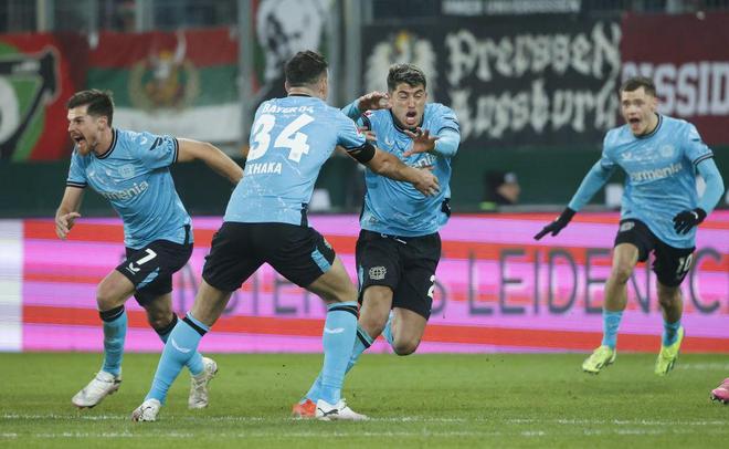 墙裂推荐（德甲）德甲综合:勒沃库森补时绝杀4分领跑，