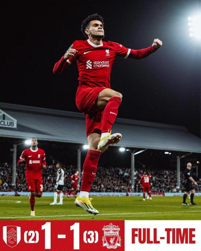 图片[2]-联赛杯-利物浦总比分3-2富勒姆进决赛战切尔西 迪亚斯破门-千博