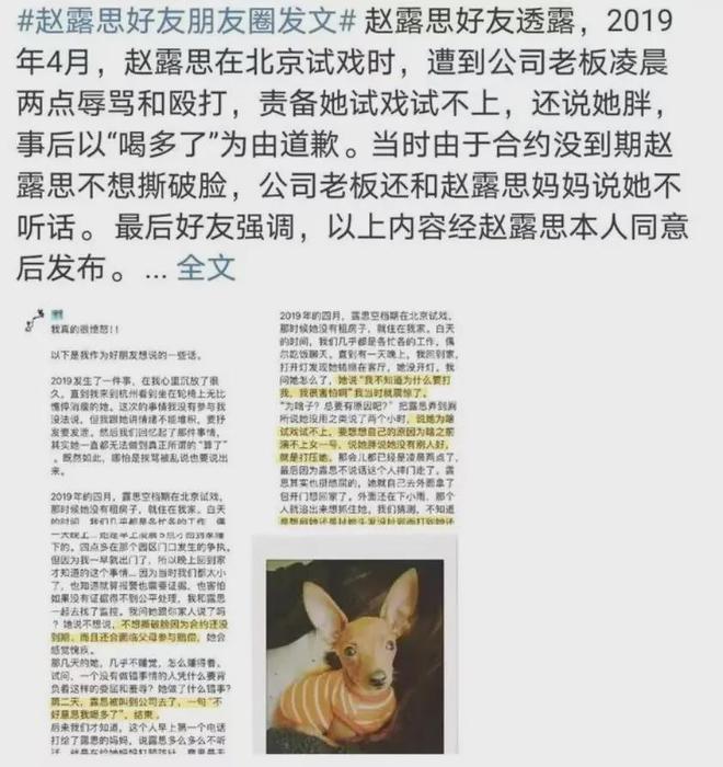趙露思發(fā)長(zhǎng)文，承認(rèn)患抑郁癥，曾被打！曾黎探望，鄧紫棋留言鼓勵(lì)