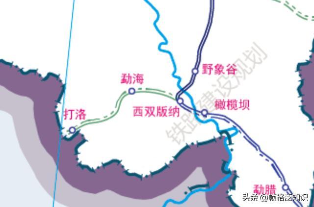 景洪至勐海至打洛铁路示意图(图源:网易原文)