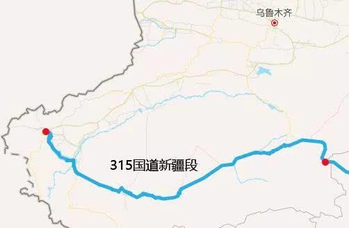 青海315国道全程线路图_【青海的315国道 是一条著名的风景之路 其中的u型公路】