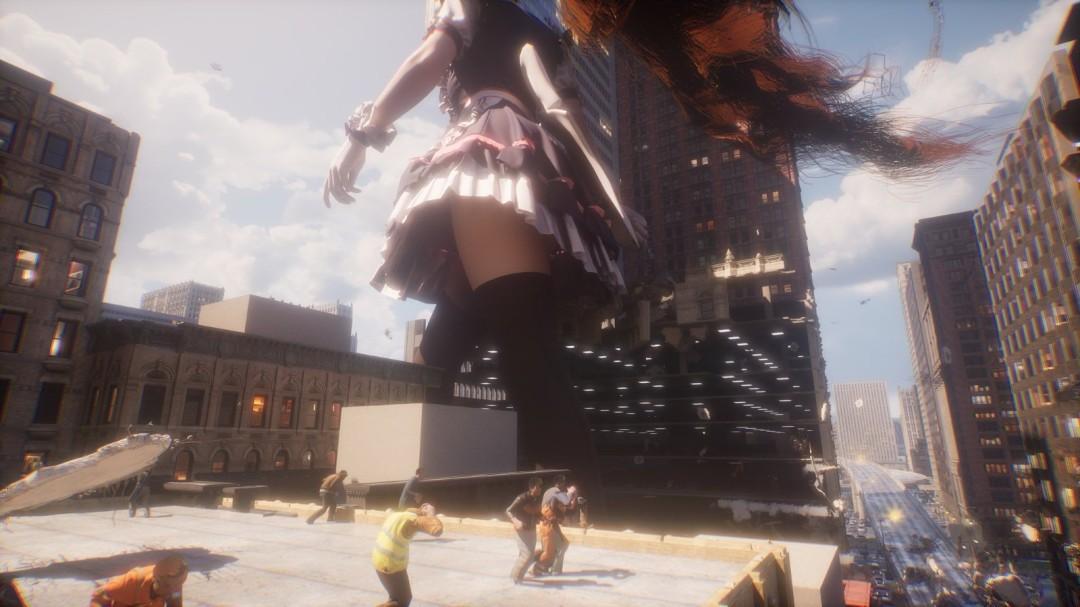 《女巨人游乐场》最新截图曝光 巨大美女肆意破坏城市场景震撼